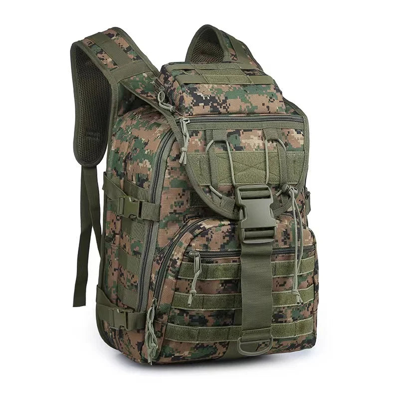 35L Outdoor Tactical Camouflage Fashion Oxford Fabric Internal Frame Backpack Multi-purpose MOLLE System CS Training Kit Durable