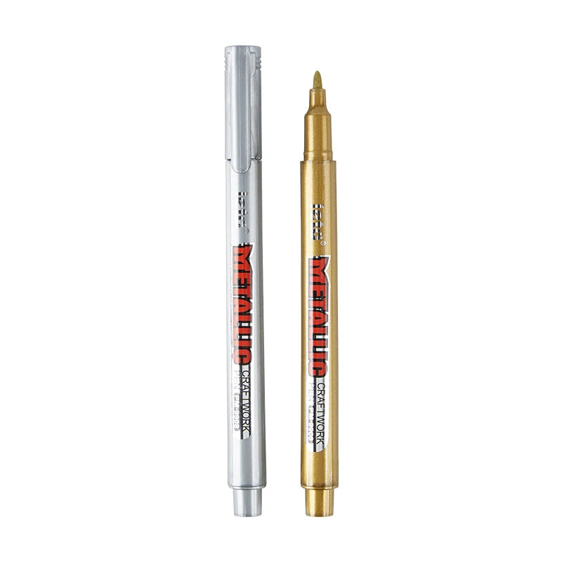2018 Eco-friendly Promotional 5 Color Flat Tip Marker Pen Permanent Ink for Writing on Paper