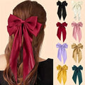 Wholesale New Women Hair Accessories Bow Hair Claws Fashion Velvet Bow Hair Clips
