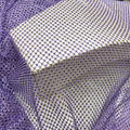 N001 Rhinestone  Violet Mesh Elastic Crystal Glass Rhinestone Net Rhinestone Mesh Fabric