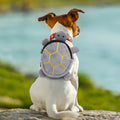 2025 Durable Pet Self Carry Backpack Turtle Shape Bag Adjustable Belt Puppy Backpack Cartoon Portable Harness Dog  Snack Bag