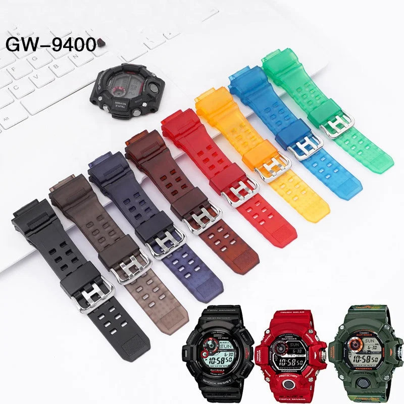 Men Replacement Sport Waterproof Wrist Band Bracelet Accessories Silicone Watch Strap for GW-9400