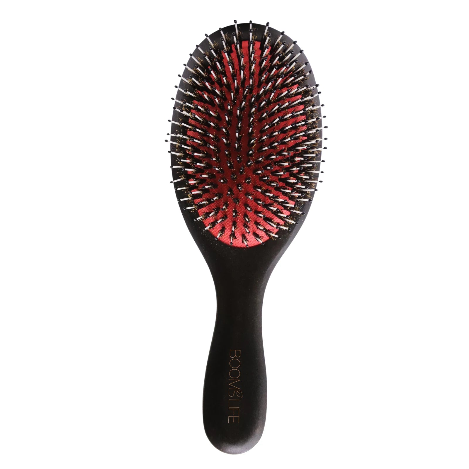 BOOMHOME Women's Hair Detangler Brush with Paddle Boar & Nylon Bristles Wood Handle Private Label Boar Hair Brush Custom