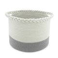 Wholesales 2022 New Style Large Cotton Rope Woven Laundry Storage Basket With Handles Accept Custom
