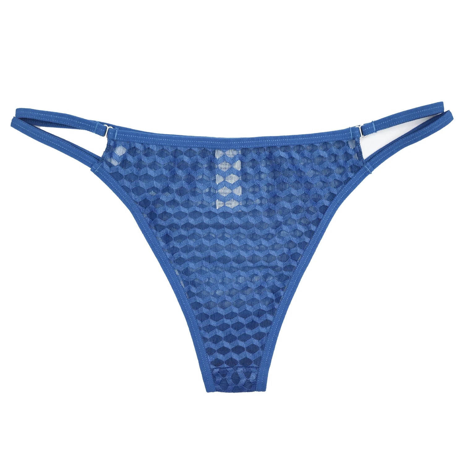 FLW Women's Sexy Low-Rise Solid Pattern Knitted G-String Panties Breathable Comfort