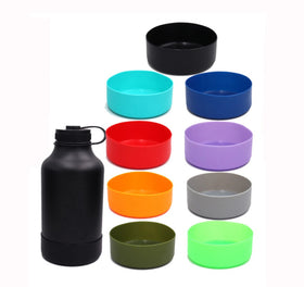 Colorful Silicone Bottom for Flask Wide Mouth Bottle Silicone Sleeve