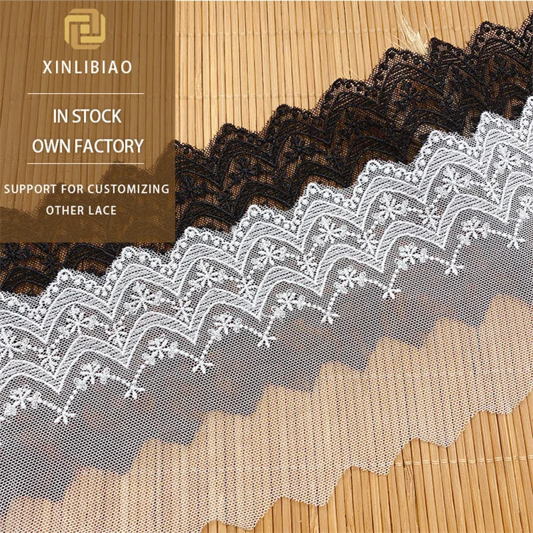 Water-Soluble Triangle Hollow Embroidery Lace Unilateral Lace Fabric for Lolita Underwear & Clothing Accessories