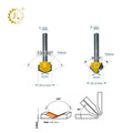 ACP Router Groove Bit ACM Groove Cutter CNC Bits Mitre Folding V Groove Router Bit for ACM to Fold Aluminium Composite