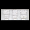 Cartoon for Rabbit Cat Bear Silicone Ice Maker Mold Saffron's Homemade Popsicle Tools Silicon Ice Cream Pops Mold OEM/ODM Welcom