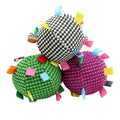 Pet Dog Products Bell Plush Toy Dog Ball Interactive Chew Dog Toy Ball
