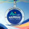 High Quality Cheap Custom Printed logo Creative Transparent Round Acrylic Medals with Ribbon
