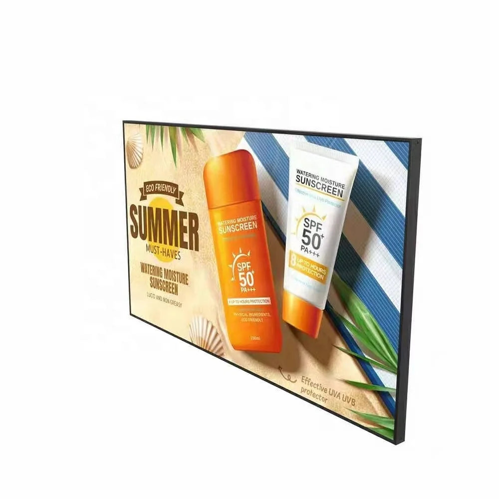 Shop Window Advertising Player 1080P FHD LCD Display Indoor High Quality 55 Inch Highlight 2500 Nits SDK Led Kiosk Wall Kiosk