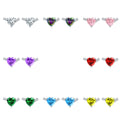 Hypoallergenic 925 Silver Birthstone Earrings Natural Gemstone Jewelry for Sensitive Ears