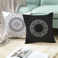 Custom 18-Inch Bohemian Printed Non-Toxic Polyester Pillow Cover with Hidden Zipper for Home & Hotel Decoration