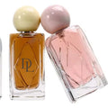 Luxury 30ml Square Flat Clear Fine Spray Glass Perfume Bottle Spherical Dropper Screen Printed Empty Skincare Collection 100pcs