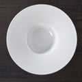Chinaware Eco-Friendly Embossed Porcelain Wide Rim Pasta Bowl Dish & Plates for France Restaurant Italy Vajilla Platos