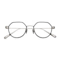 Fashion Design Metal Glasses Frame Classic Retro Diamond Face Shape Unisex Prescription Optical Eyeglasses