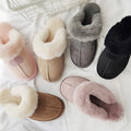 Factory Price Real Sheepskin Suede Leather Natural Wool Fur Lined Winter for Warm Waterproof EVA Outsole Anti-Slip Loafer