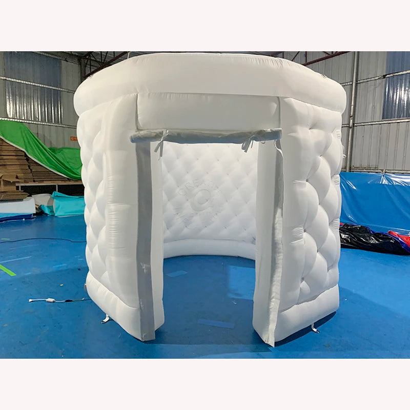 Popular Design Inflatable 360 Photo Booth LED Tent UV Protection Waterproof Flame Retardant CE Certified Custom Logo for Outdoor
