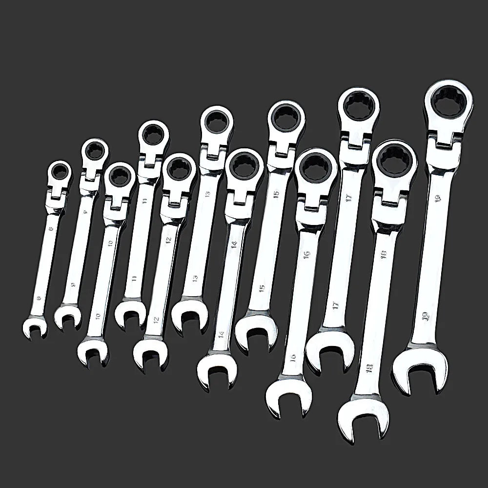 5/7/12 Pieces of Hand Tools Universal Ratchet Wrench Set Key Torque Wrench Car Repair to Household Tool Set