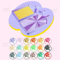 E-663 Small Tray always Youthful Tray Storage Organizer Y-shaped Pop-up Drill Sealing Box with Lid Diamond Painting Tray