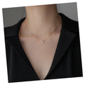 DAIHE 2023 New Fashion Fine Jewelry Classic Single Diamond Necklace Men Women Necklace
