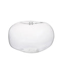 2024 Wholesale Custom Shape Transparent Glass Lamp Shade Random Irregular clear Glass Lamp Cover with G9 Screw