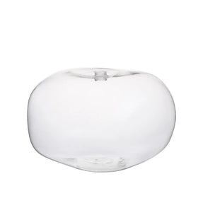 2024 Wholesale Custom Shape Transparent Glass Lamp Shade Random Irregular clear Glass Lamp Cover with G9 Screw
