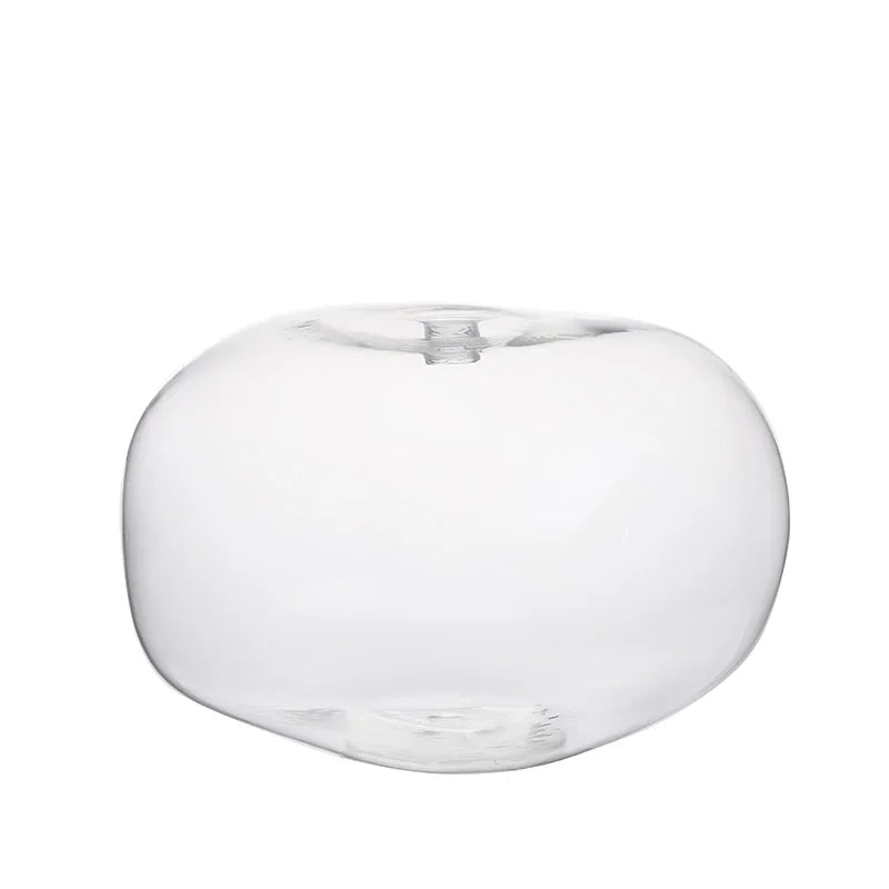 2024 Wholesale Custom Shape Transparent Glass Lamp Shade Random Irregular clear Glass Lamp Cover with G9 Screw