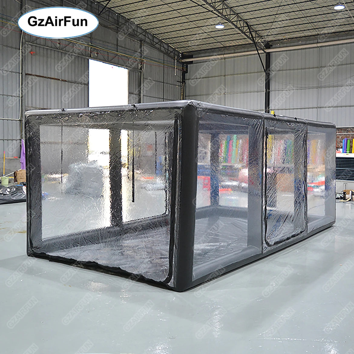 Factory Customized High Quality Outdoor Frame Garage Transparent Inflatable Car Tent Vehicle Cover for Sale