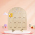 First Birthday Party Ideas Wood 12 Months Milestone Photo Display 2023 Latest Party Themes & Ideas