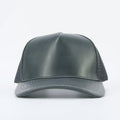 Custom Logo Casual Unisex Mesh Caps 5 Panels Laser Engraved Pu Leather Blank Laserable Leatherette Trucker Hat