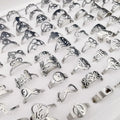 Fashion Stainless Steel Bulk Ring Jewelry No Tarnish Waterproof Titanium Steel Rings Man Women 2023 Wholesale