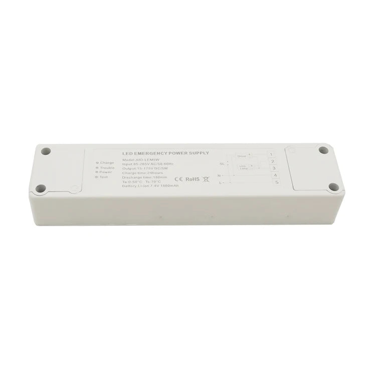 LED Emergency Conversion Kit Dual Output Plastic Case AC-DC LED Strip Light Inverter Battery Backup
