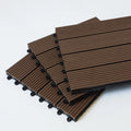 Outdoor Balcony square Shape WPC Decking Floor Moisture-proof Composite Decking Board