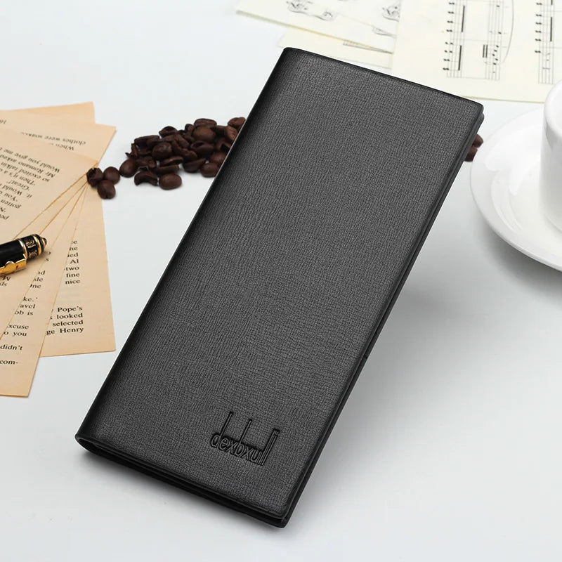 Dexbxuli New Men's Long Wallet Multi-functional Ultra-thin Wallet Multi-functional Card Bag in Stock