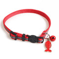 Reflective Dog Collar With Bell Adjustable Size Puppy Neck Strap Belt Suitable for Cat and Small Doggie Necklace Pet Supplies