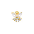 Rainbowking Best Selling Personalized Single Butterfly Nose Rings & Studs Gift for Everyday Wear Fine Jewelry at a Good Price