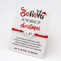 Christmas Gift Stainless Steel Silver Tone Double Heart Knot Infinity Infinite Love Pendant Christmas Tree Bracelets