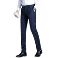 Business Casual Trousers Stretch Small Feet Nine-point Pants Men's Style Slim Trend Suit Pants