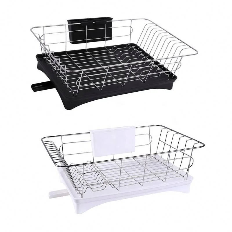 New Fashion Multifunctional Stainless Steel Dish Rack Dry 3-piece Set of Removable Anti-rust Tableware for Kitchen Storage Rack