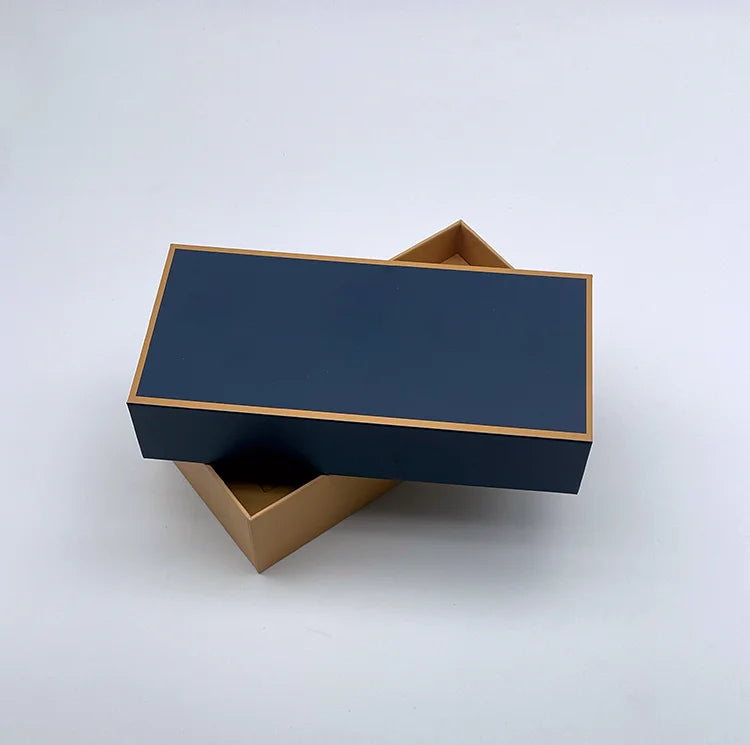 Wholesale Custom Luxury Telescopic Box Rigid Cardboard Gift Lid and Base Paper Jewelry Gift Cosmetic Box