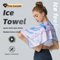 Super Absorbent Quick Drying Soft Breathable Recycled Plastic Yoga Sport Running Gym Workout Fitness Polyester Cold Towel