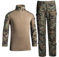 OEM ODM Men's Hunting Shirt and Pants Camouflage Hunting Colored Ball Hiking Uniform