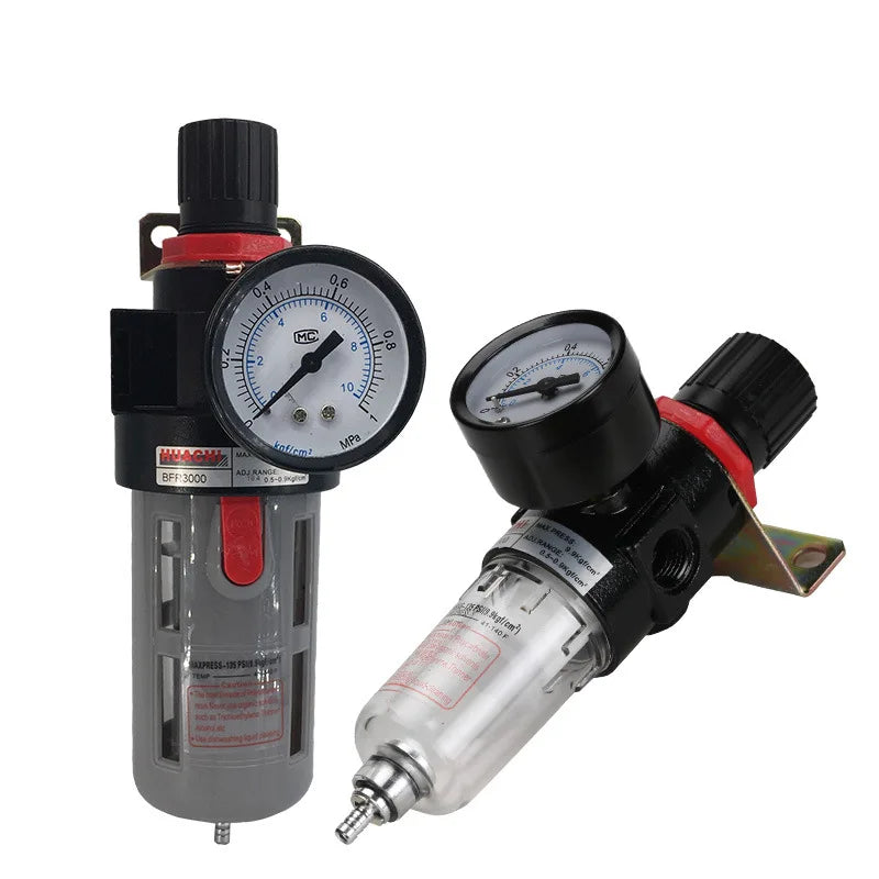 Air Source Processor Afr2000 / Bfr2 / 3 / 4000 Pneumatic Components Fine Pressure Regulating Filter Single Cup Drainage