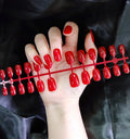 High Quality Press on Nail Art Solid Color Almond Diy False Artificial Fingernails for Finger