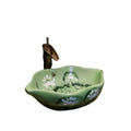 Oval Handmade Counter Top Bathroom Basin Bathroom Sink Ceramic Wash Basin Porcelain Wash Basin Lotus