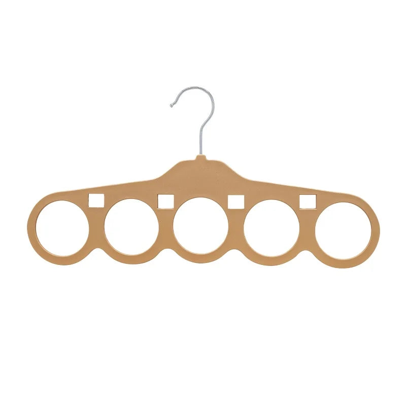 New Design 16 Inch PP/PS Material clear Round Plastic Scarf Hangers