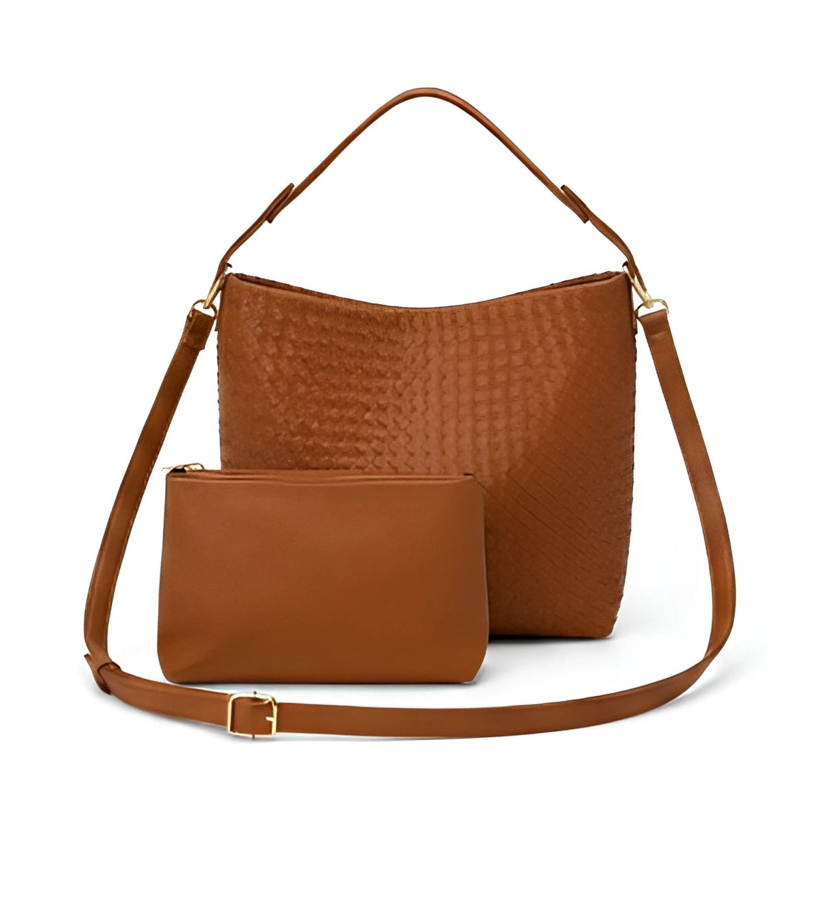 3131 Minimalist Braided Vegan Leather Tote Bags Set Designer New Women Tote Bag Crossbody for Fashionable Work Travel Handbags