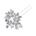 Fashion Women'S Wedding Bride Pearl Hairpin Flower Crystal Hairpin Princess Headdress Accessories Hairpin Wholesale